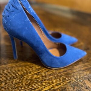 Steve Madden Vibrant Blue Suede Heels